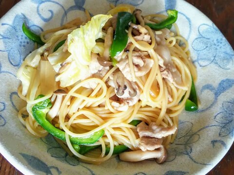 野菜たっぷりパスタ